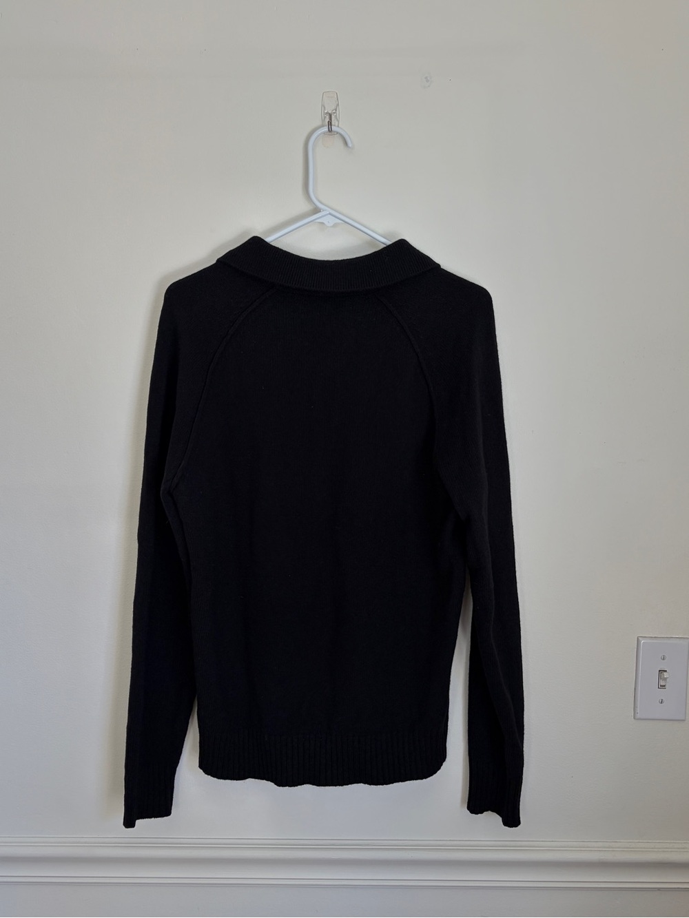 Todd Snyder Black Polo Knit Sweater - Picture 3 of 4